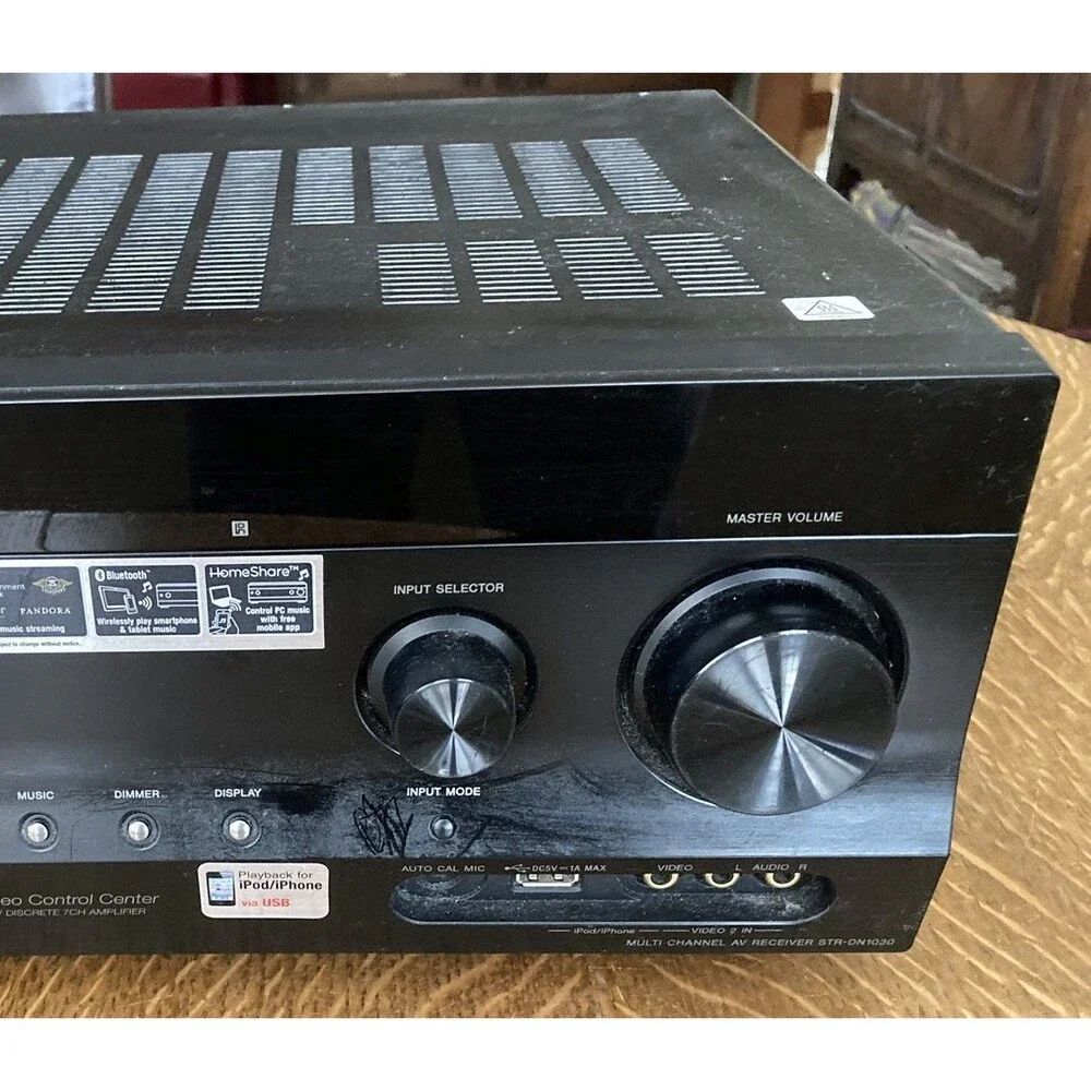 Sony STR-DN1030 7.2 ch Receiver bundle w/remote RM-AAP078 No display PARTS ONLY